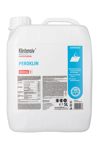 Dezinfectant de nivel înalt cu peroxid de hidrogen Peroklin Klintesiv
